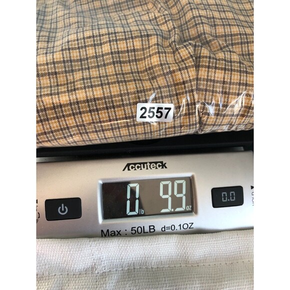 Timberland Men’s Button Down Shirt Sz XL Yellow Plaid 100% Cotton Short Sleeve - Picture 9 of 9